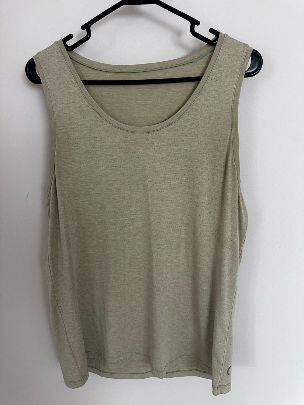 ZYIA Olive Green Scoop Neck Performance Tank